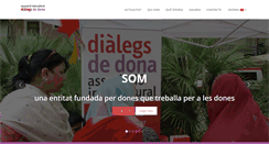 Desktop Screenshot of dialegsdona.org