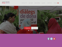 Tablet Screenshot of dialegsdona.org